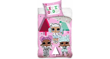L.O.L Surprise Dekbedovertrek Let it glow 140x200 cm