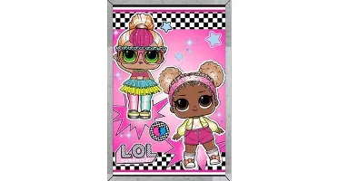 LOL Surprise Fleece plaid Stars 90 x 140 cm