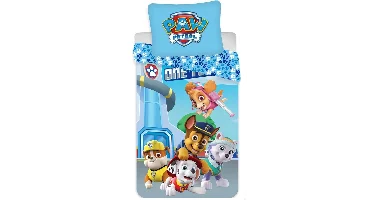Paw Patrol Dekbedovertrek Glow in the dark Pups 140 x 200 cm - 70 x 90 cm