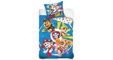 Paw Patrol dekbedovertrek Pawsible polykatoen 140 x 200 cm - 65 x 65 cm