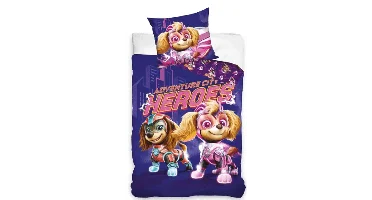 PAW Patrol Dekbedovertrek Skye paars 140 x 200 cm - 70 x 90 cm