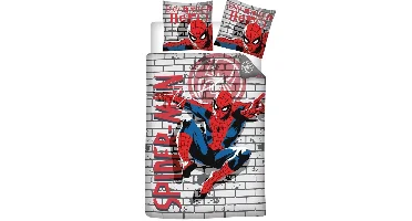 Spiderman Dekbedovertrek polykatoen 140 x 200 cm