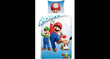 Super Mario Dekbedovertrek 140 x 200 cm - 70 x 90 cm