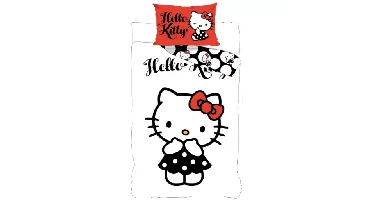 Hello Kitty jurk Dekbedovertrek 140 X 200 cm - 70x90 cm - katoen