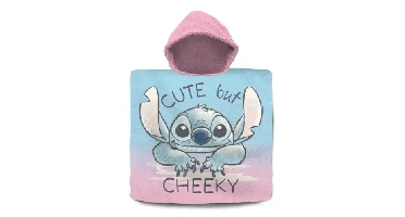 Stitch poncho Cute but Cheeky 60 x 120 cm