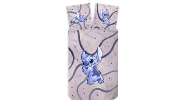 Lilo and Stitch Peuterdekbedovertrek Stripes- 100 x 135 cm - Katoen