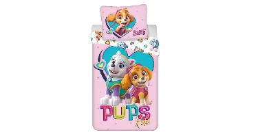 Paw Patrol dekbedovertrek Pups Rules 140 x 200 cm - 70 x 90 cm (polyester)