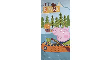 Peppa pig strandlaken Kayak 70 x 140 cm katoen