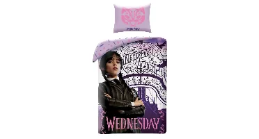 Wednesday Dekbedovertrek 140 x 200 cm (70 x 90 cm)