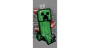 Minecraft Strandlaken Metro Art 70 x 140 cm
