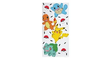Pokemon strandlaken Starters 70 x 140 cm