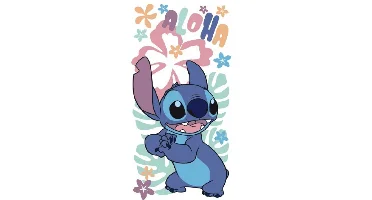 Stitch strandlaken Aloha 70 x 140 cm Polyester