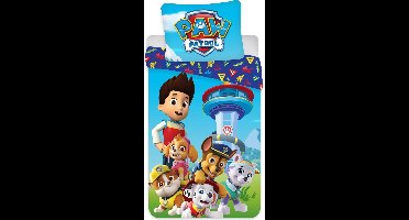 Paw Patrol Squad dekbedovertrek 140 x 200 cm - 70 x 90 cm Katoen