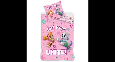 Paw Patrol dekbedovertrek Unite 140 x 200 cm - 65 x 65 cm - katoen