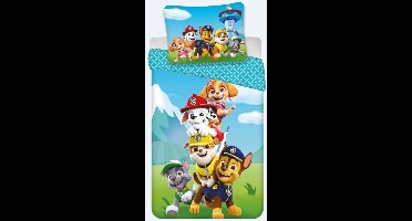 Paw Patrol dekbedovertrek Mountains 140 x 200 cm - 70 x 90 cm Katoen