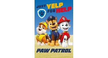 Paw Patrol Fleece plaid Yelp for help 100 x 150 cm