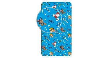 Paw Patrol Hoeslaken Adventure 90 x 200 cm blauw