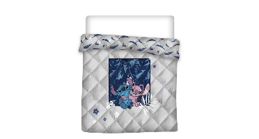 Stitch en Angel Beddensprei 240 x 200 cm polyester