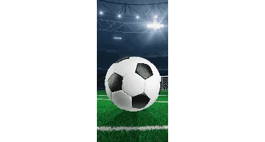 Voetbal handdoek 70 x 140 cm