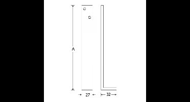 Valijzer Elegant 160mm MMC