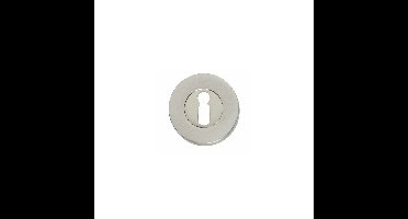 Rozet sleutelgat rond verdekt nikkel mat