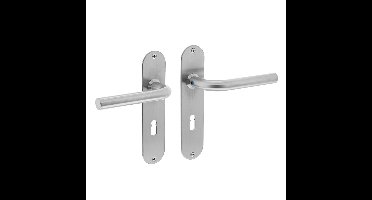 Deurkr.Recht ø16 mm slank schild sl.gat 56 mm