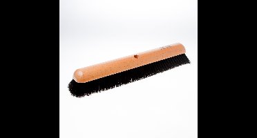Zaalveger zwart zacht 50cm