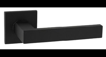 Metro op 52x52x5mm roz. met nokken zwart