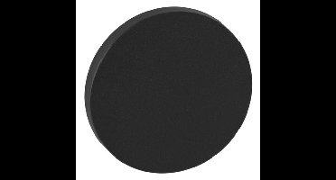 Paar ronde blindrozetten ZN Ø52x5mm zwart