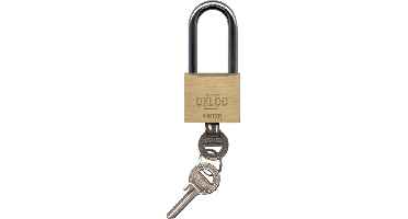 Hangslot messing hg beug. kd50