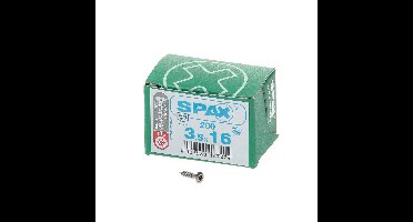 Spax lk t15 rvs 3,5x16(200)