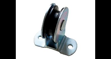 Mejawa katrol met kunststof wiel staand model 40mm