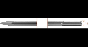 Puntbeitel sds max 280mm