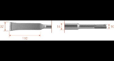 Tandbeitel HM basic sds plus 200x32mm