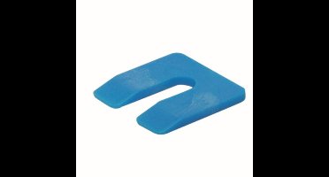 Uitvulplaatje 50x50x4mm kunststof blauw (48st)