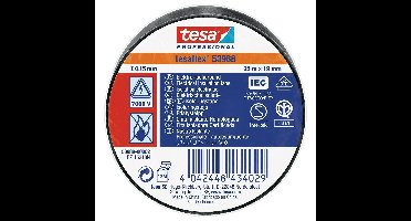 ISOLATIEBAND ZWART 25X19 53988