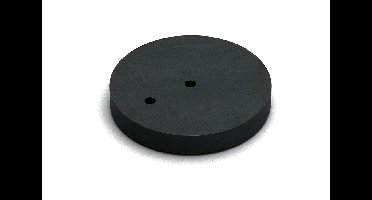 Onderlegplaat grijs rubb.12mm v.deurbuffer paddenstoel 85mm