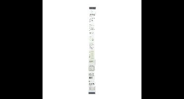 Barrierestang 95cm wit op de dag skg*