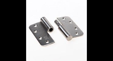 Kogelpaumelle dx rh rvs 89x89x3 din.ls