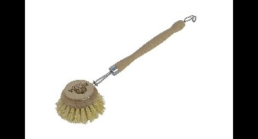 Afwasborstel hout / fiber 40/65 mm klein