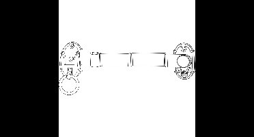 Luikmiddensluiting verkropt l=175 (ta=85) zwa