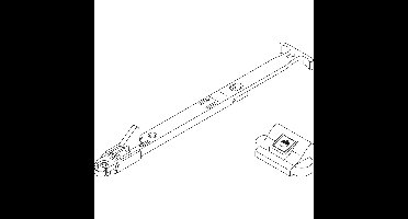 Deurvastzetter komfort ma=35mm zwart rusti