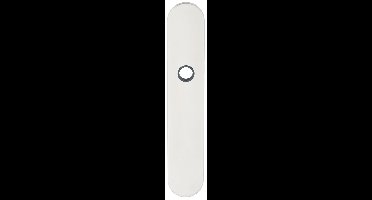 Schildpaar afgerond LS rvs mat PC92 blind-bev