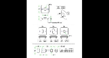 WC garnituur Vlakrozet 4knt FS rvs mat WC 8mm