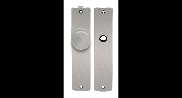 Knop/Krukschild renovatie LS rvs mat PC72 mm