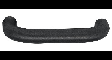 Gatdeel U zwart tbv vh/glas/raambeslag