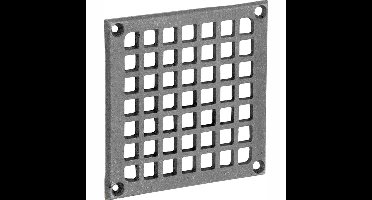 Luchtrooster Carree 15x15cm YB