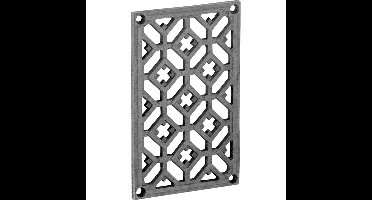 Luchtrooster Versailles 16x10cm YB