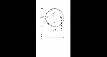 Sleutelrozet Facet BB MMZ