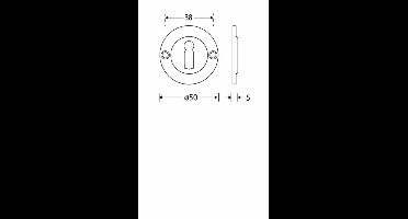 Sleutelrozet Chemin de Fer 50mm BB MGC